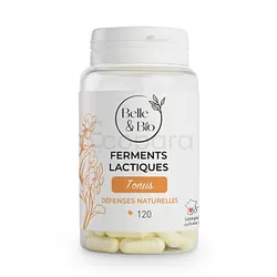 BELLE AND BIO FERMENTS LACTIQUES TONUS DEFENSES NATURELLES BOITE DE 120 GELULES