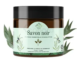 LOTUS BIO SAVON NOIR A L'EUCALYPTUS 250G