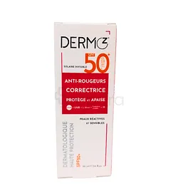 DERMOZ CREME SOLAIRE ANTI-ROUGEURS CORRECTRICE SPF50+ 50ML