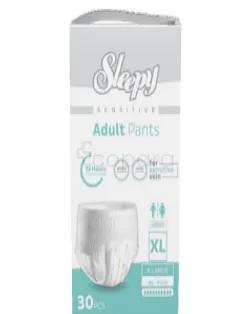 SLEEPY SENSITIVE COUCHES ADULTES 100-150CM TAILLE L BOITE DE 30
