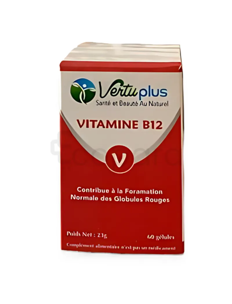 VERTUPLUS VITAMINE B12 B60 GELULES