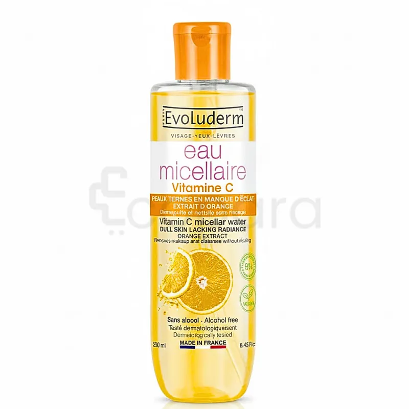 EVOLUDERM EAU MICELLAIRE VITAMINE C 250ML