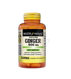 MASON NATURAL GINGER 500MG BOITE DE 60 CAPSULES