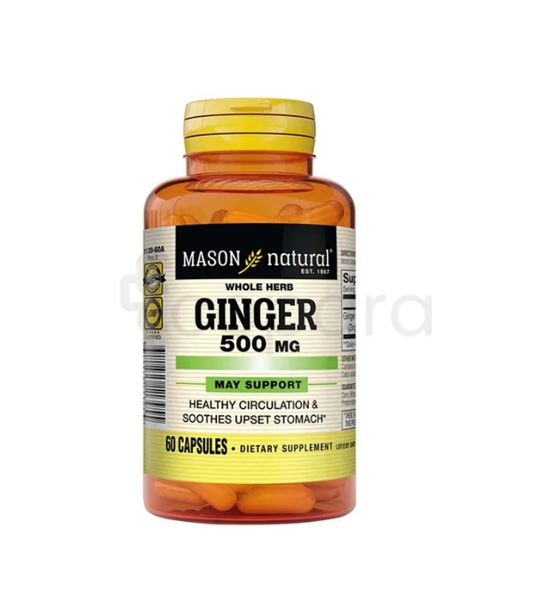 MASON NATURAL GINGER 500MG BOITE DE 60 CAPSULES
