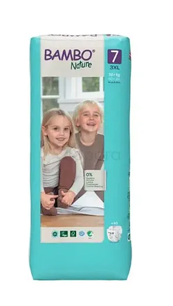BAMBO NATURE COUCHES BEBE TAILLE 7 18KG BOITE DE 40