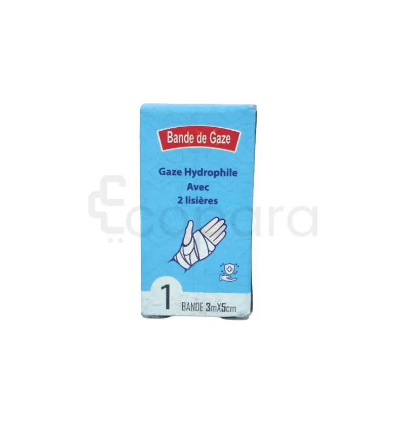 RR BANDE DE GAZE 3M*5CM