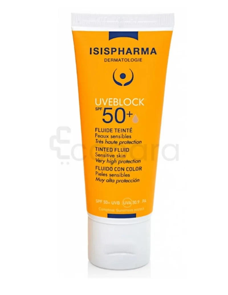 ISISPHARMA UVEBLOCK SPF50+ LIGHT TINTED FLUID 40ML REFERENCE COIVISI015