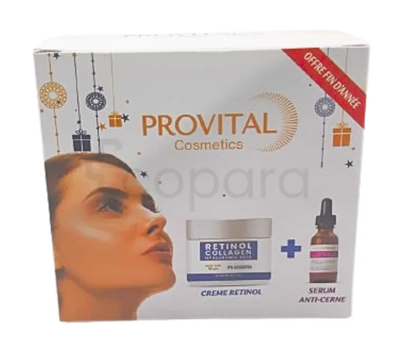 PROVITAL PACK CREME RETINOL + SERUM ANTI-CERNE 10ML
