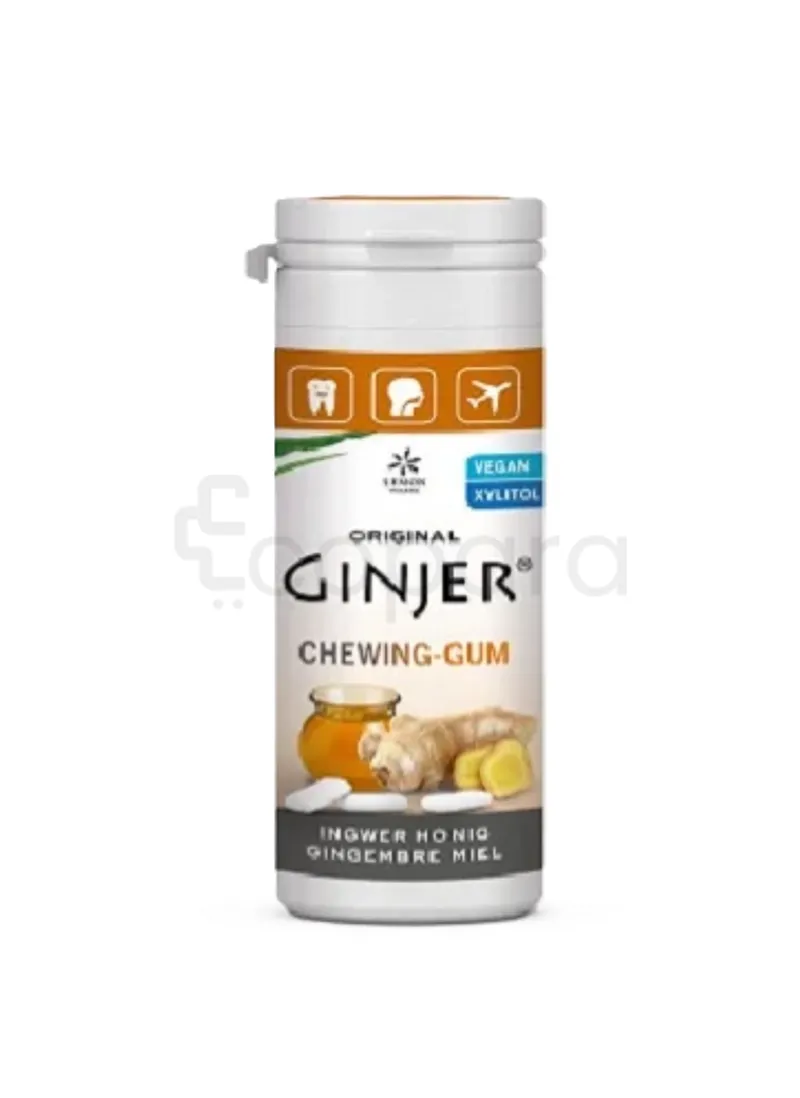 LEMON GINGER CHWING-GUM GOUT GINGEMBRE ET MIEL