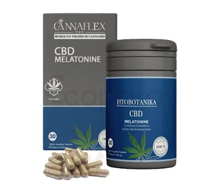 CANNAFLEX CBD MELATONINE BOITE DE 30 GELULES