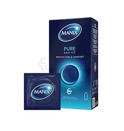 MANIX PURE EASY FIT BOITE DE 6