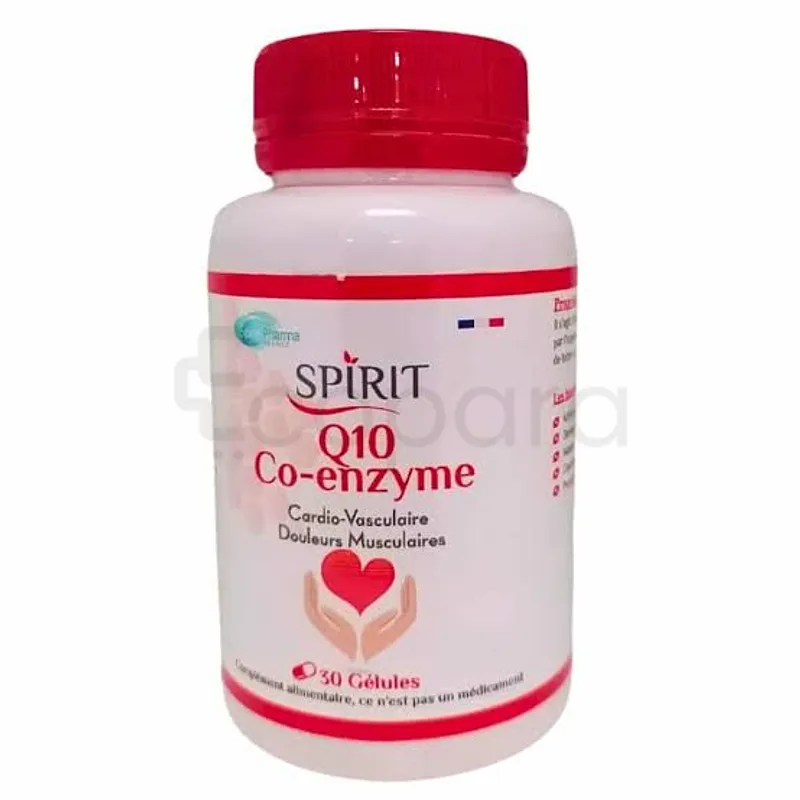 SPIRIT CO-ENZYME Q10 100MG BOITE DE 30 GELULES