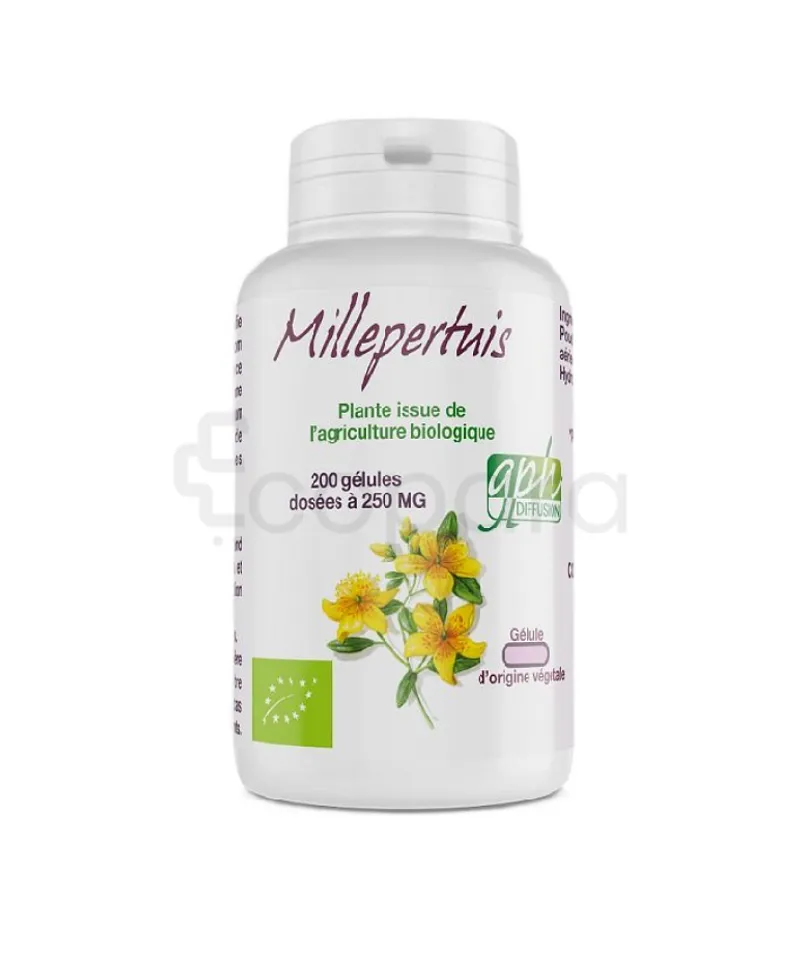 GPH MILLEPERTUIS 250MG BOITE DE 200 GELULES