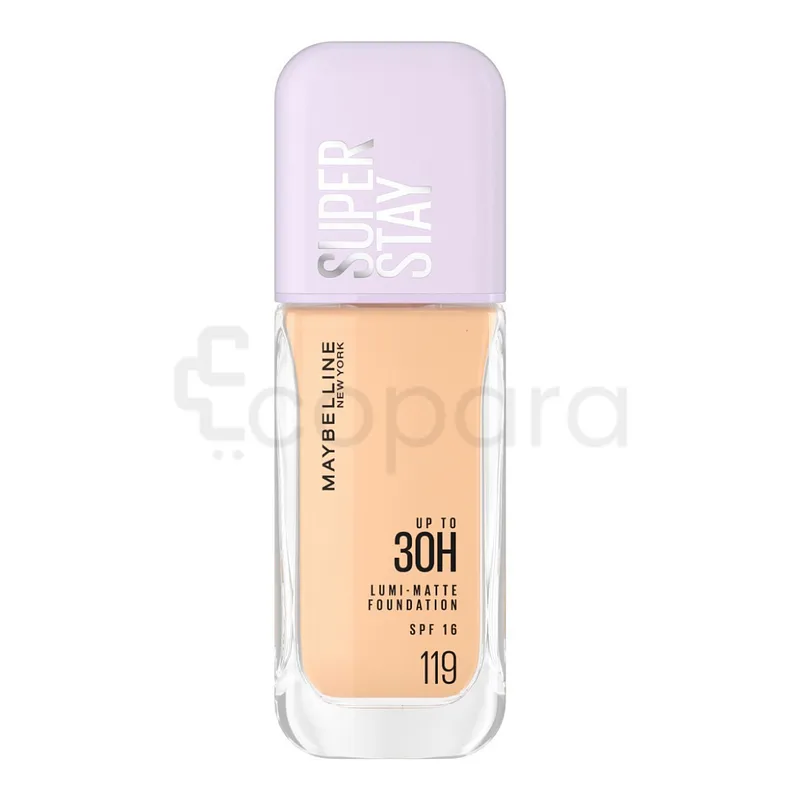 MAYBELLINE SUPER STAY LUMI MATTE FONDATION NUMERO 119
