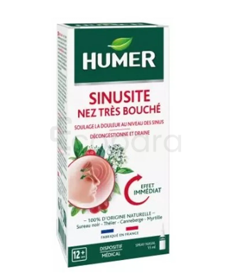 HUMER NEZ TRES BOUCHE SINUSITE RHUME SPRAY 15ML