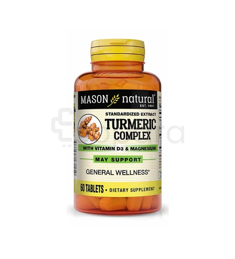 MASON NATURAL TURMERIC COMPLEMAX BOITE DE 60 CAPSULES