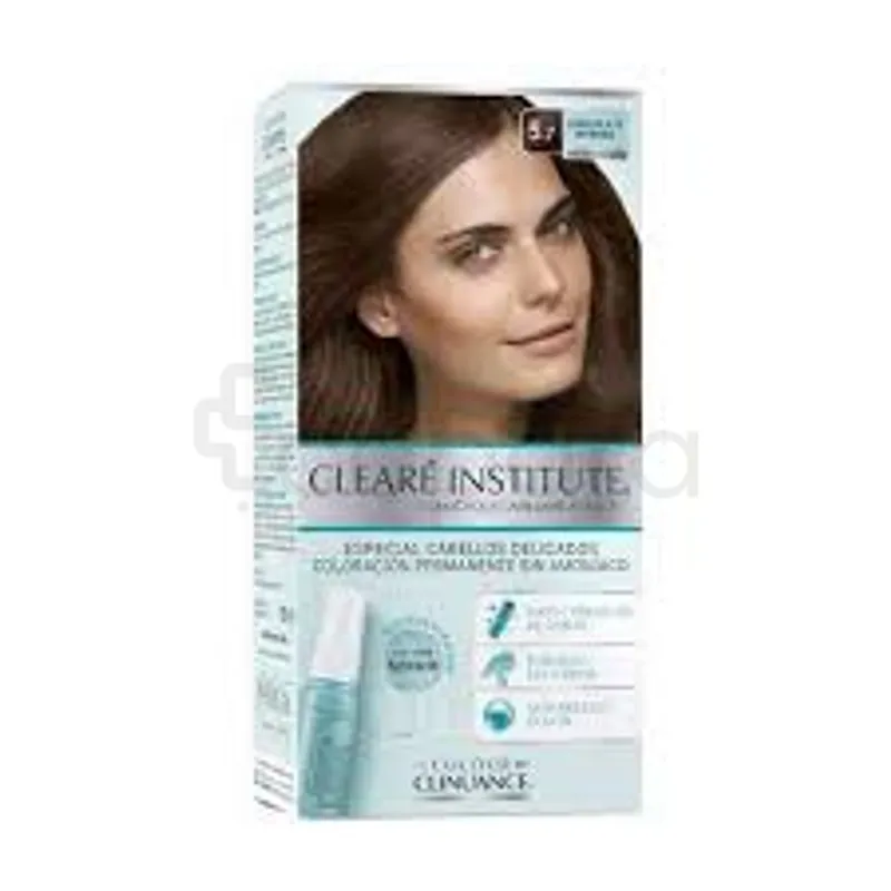CLEARE INSTITUTE COLOUR CLINUANCE COLORATION PERMAMENTE NUMERO 5.7 170ML REFERENCE INTENSE CHOCOLATE