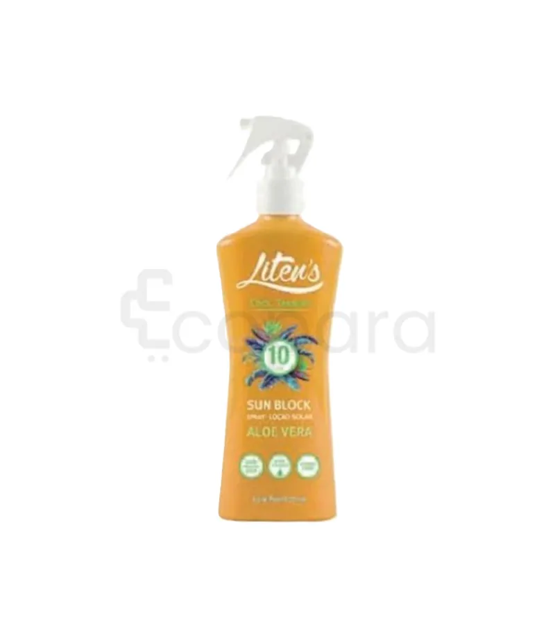 LITENS LOTION SOLAIRE ALOE VERA SPF10 250ML
