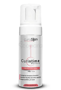 CURINTIME MOUSSE INTIME APAISANTE MUSC BLANC 150ML