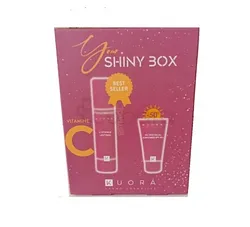 KUORA COFFRET YOUR SHINY BOX SERUM VITAMINE C + RETINOL 50ML + ECRAN SOLAIRE SPF50+ 50ML