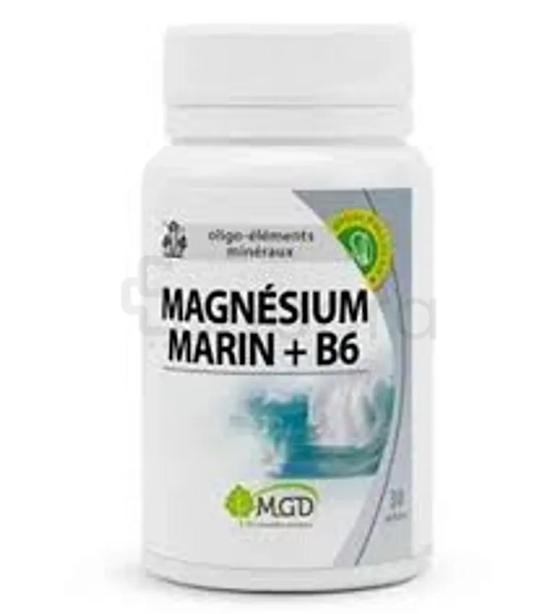 MGD MAGNESIUM MARIN + B6 BOITE DE 30 GELULES