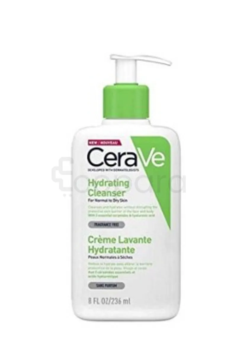 CERAVE CREME LAVANTE HYDRATANTE PEAUX NORMALES A SECHES 236ML