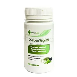 NUTRILAB CHARBON VEGETAL BOITE DE 30 GELULES