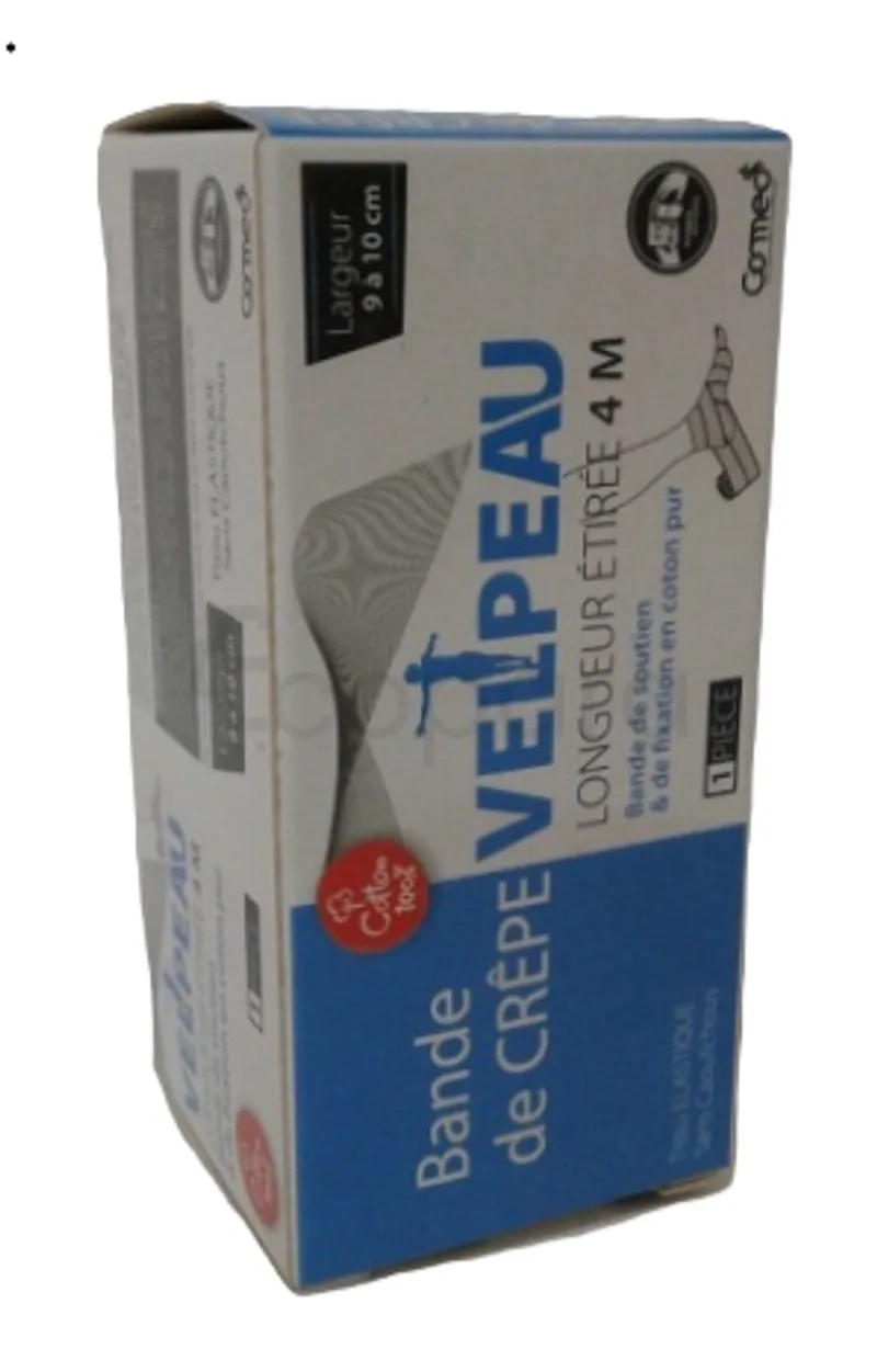 BANDE VELPEAU BLEU 10CM
