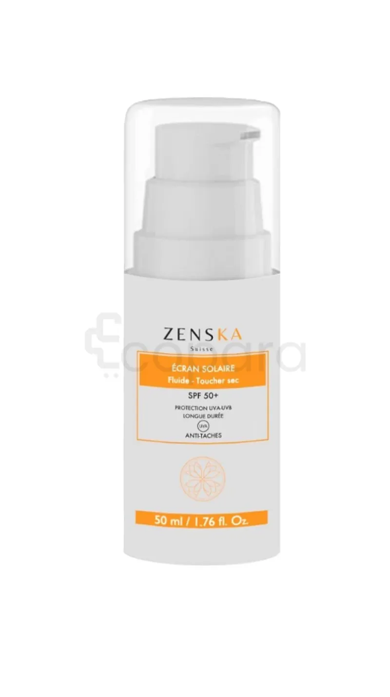 ZENSKA ECRAN SOLAIRE FLUIDE TOUCHER SEC SPF50+ 50ML