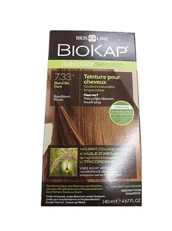 BIOKAP NUTRI COLOR DELICATO+ BLOND BLE DORE NUMERO 7.33