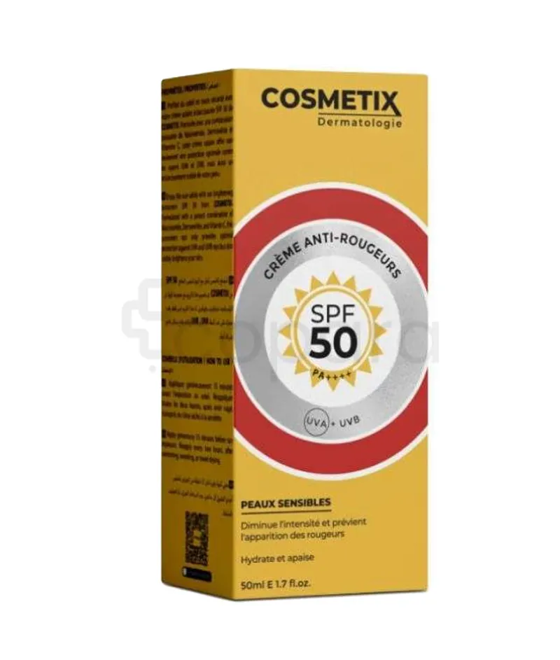 COSMETIX CREME ANTI ROUGEURS 2 EN 1 SPF50 50ML