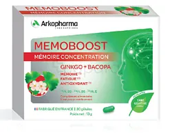 MEMOBOOST GINKGO + BOCAPA BOITE DE 30 GELULES