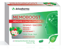 MEMOBOOST GINKGO + BOCAPA BOITE DE 30 GELULES