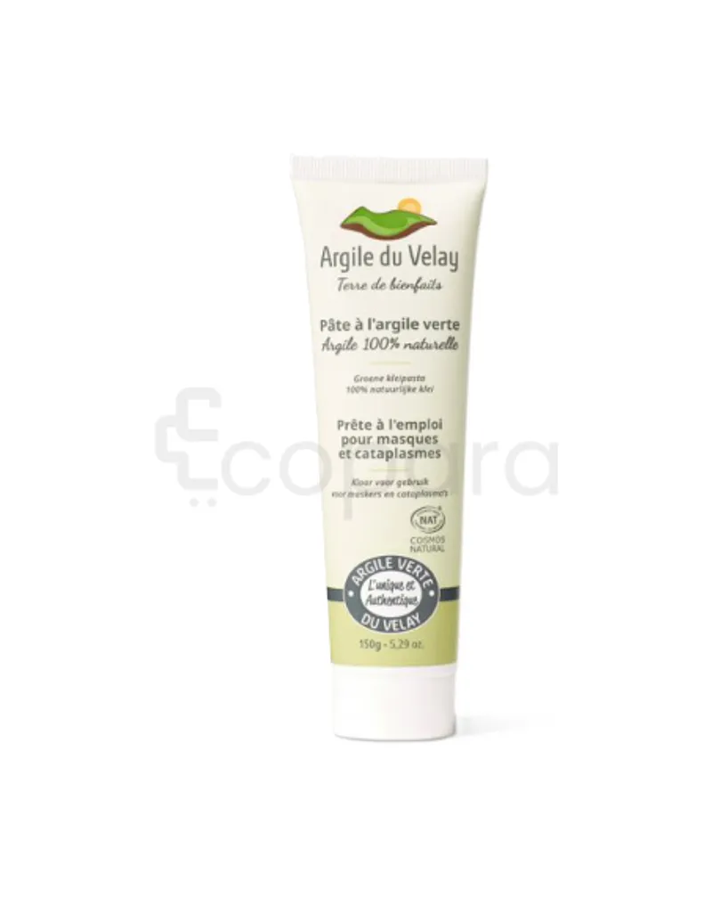 ARGILE DU VELAY PATE A L'ARGILE VERTE NATURELLE 150G