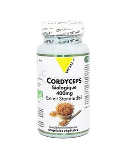 VITALL+ CORDYCEPS BIOLOGIQUE 400MG BOITE DE 60 GELULES