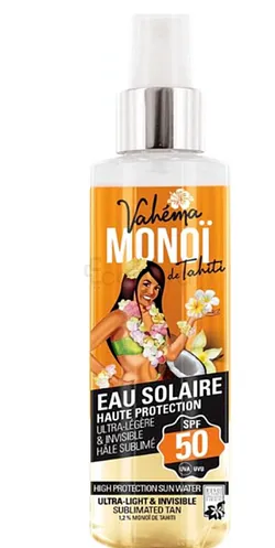 VAHEMA MONOI DE TAHITI EAU SOLAIRE HAUTE PROTECTION SPF50 140ML
