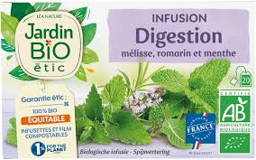 LEA NATURE JARDIN BIO INFUSION DIGESTION MELISSE ROMARIN MENTHE BOITE DE 20 SACHETS