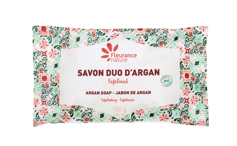 FLEURANCE NATURE SAVON EXFOLIANT A LARGAN 100G