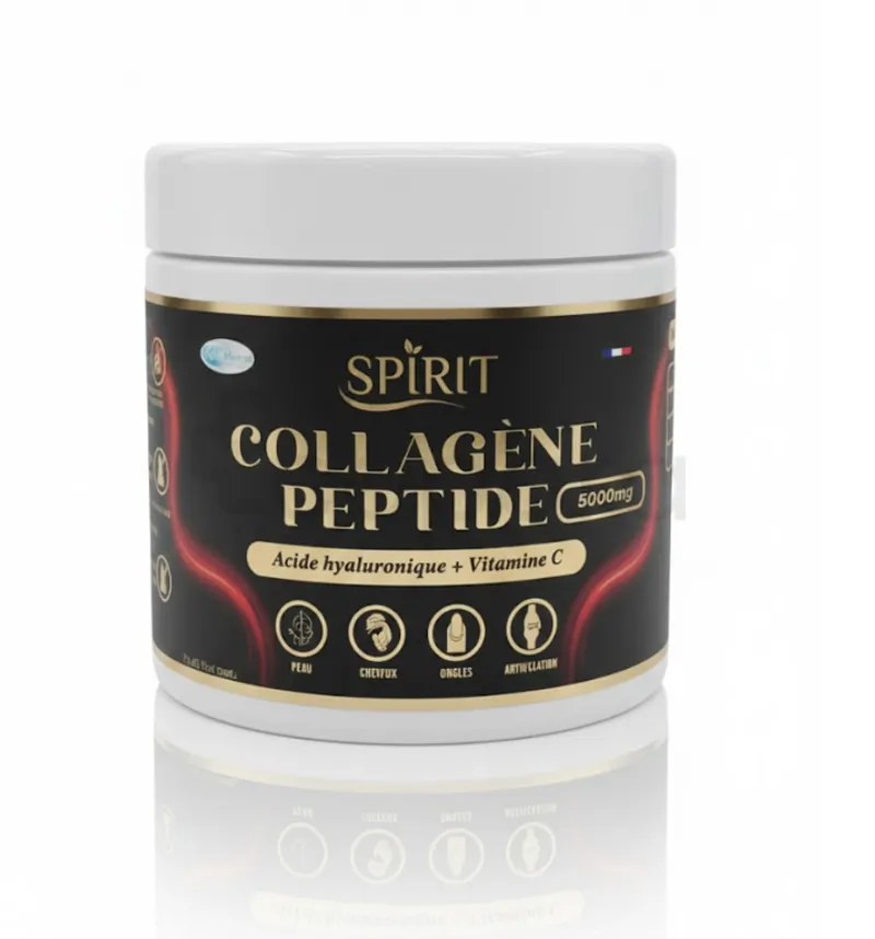SPIRIT COLLAGENE PEPTIDE 5000MG ACIDE HYALURONIQUE + VITAMINE C 200G