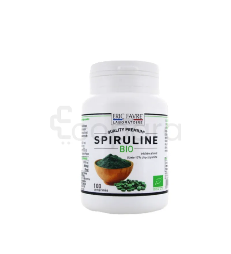 ERIC FAVRE SPIRULINE VEGAN BIO BOITE DE 100 COMPRIMES