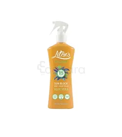 LITENS LAIT SOLAIRE ALOE VERA SPF15 250ML