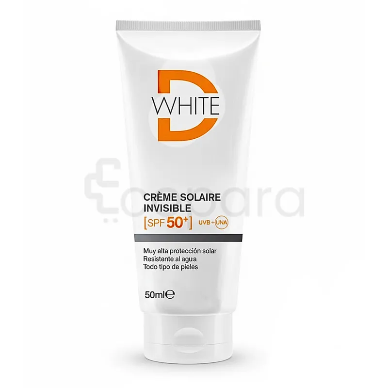 D-WHITE CREME SOLAIRE MATIFIANTE SPF50+ PEAUX MIXTES A GRASSES 40ML
