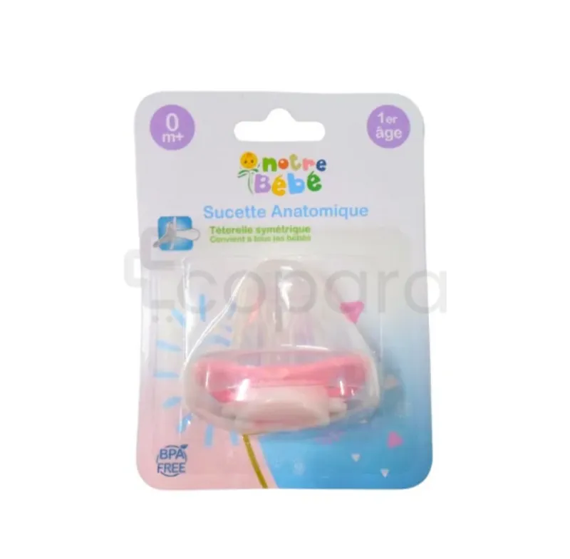NOTRE BEBE SUCETTE ANATOMIQUE 1ER AGE REFERENCE NB022