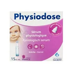 PHYSIODOSE SERUM PHYSIOLOGIQUE 15*5ML