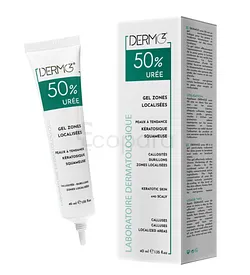 DERMOZ GEL ZONES LOCALISEES UREE 50% 50ML