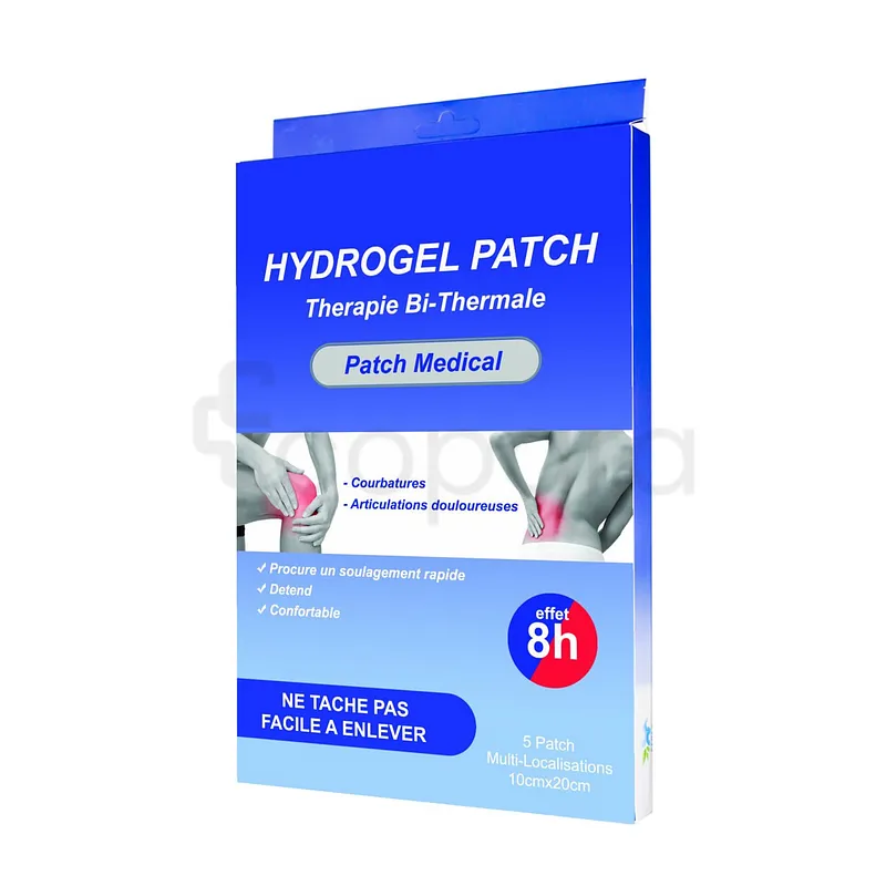 HYDROGEL PATCH 10CM*20CM BOITE DE 5