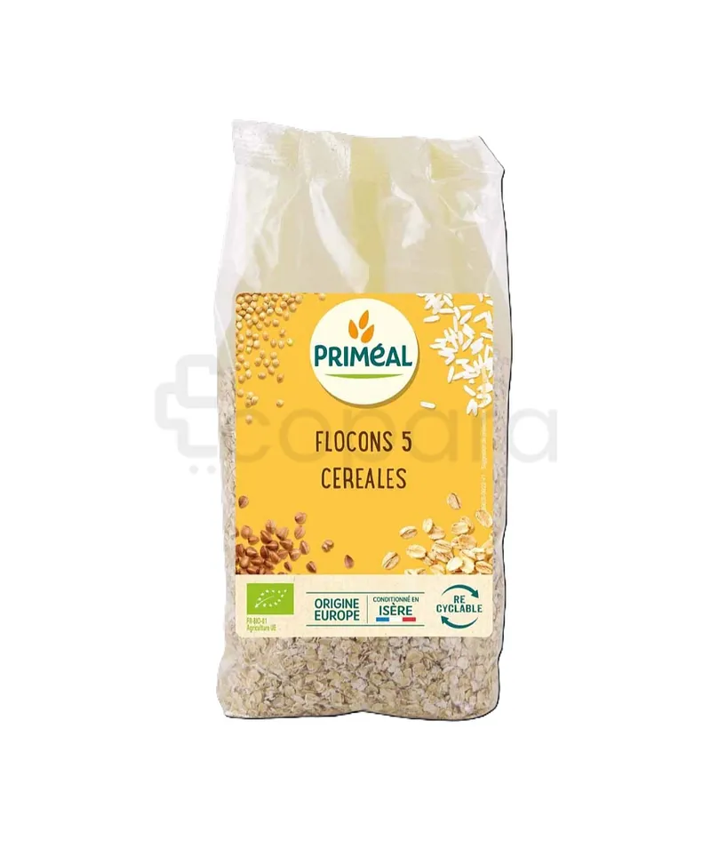 PRIMEAL FLOCONS 5 CEREALES 500G