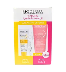 BIODERMA PHOTODERM FLUIDE MAX INVISIBLE SPF100 40ML + SENSIBIO GEL MOUSSANT MICELLAIRE NETTOYANT APAISANT 100ML OFFERT