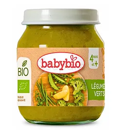 BABYBIO PETIT POT LEGUMES VERTS +6MOIS 1*130G