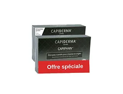 CAPIDERMA PACK CAPIPHAN CHEVEUX ET ONGLES B60 GELULES + CAPIPHANE B20 CAPSULES